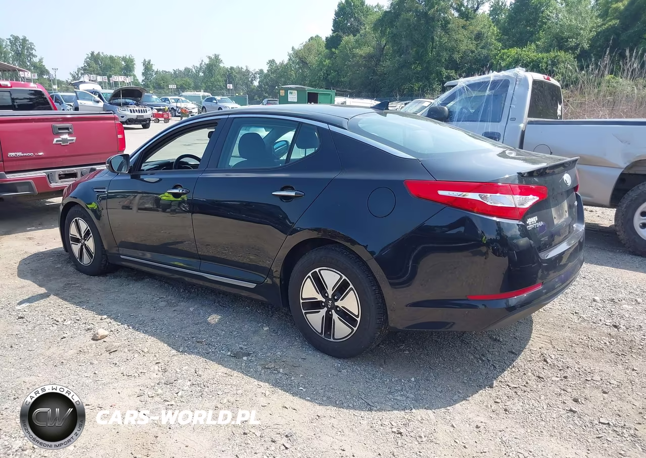 2012 Kia Optima Hybrid Ex VIN:KNAGM4AD9C5030601 - 3