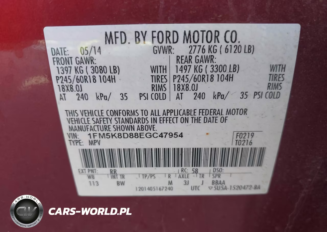 2014 Ford Explorer Xlt VIN:1FM5K8D88EGC47954 - 9