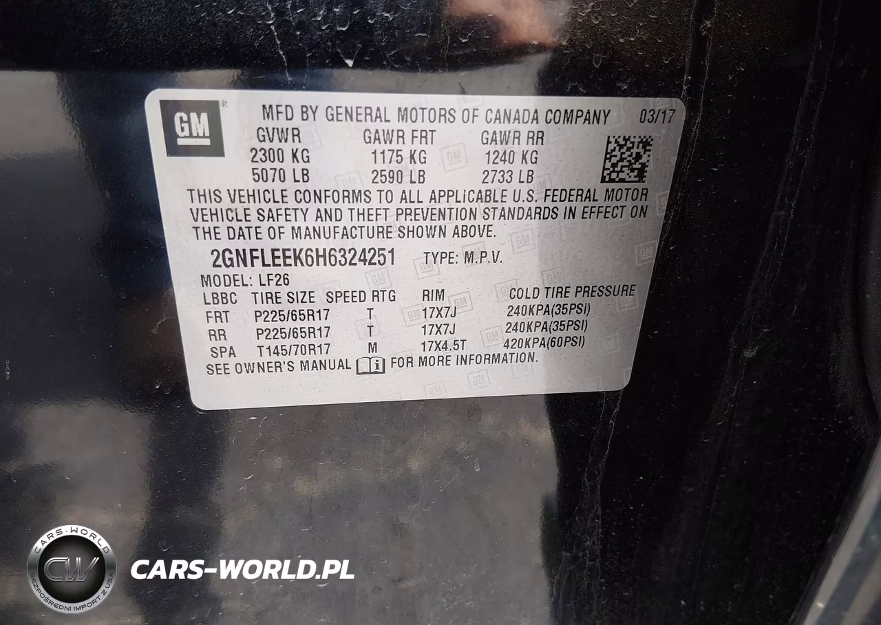 2017 Chevrolet Equinox Ls VIN:2GNFLEEK6H6324251 - 9