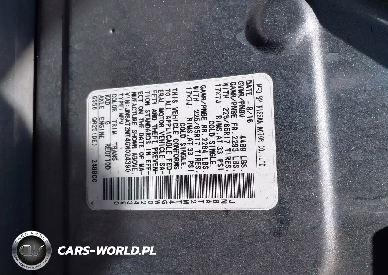 2016 Nissan Rogue S VIN:JN8AT2MT4GW024390 - 9
