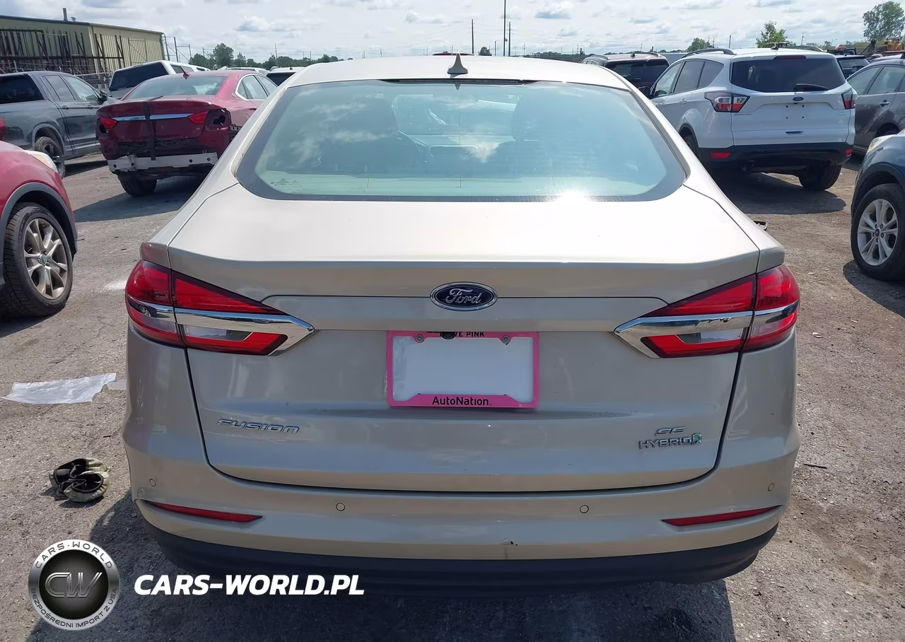2019 Ford Fusion Hybrid Se VIN:3FA6P0LU9KR129576 - 16