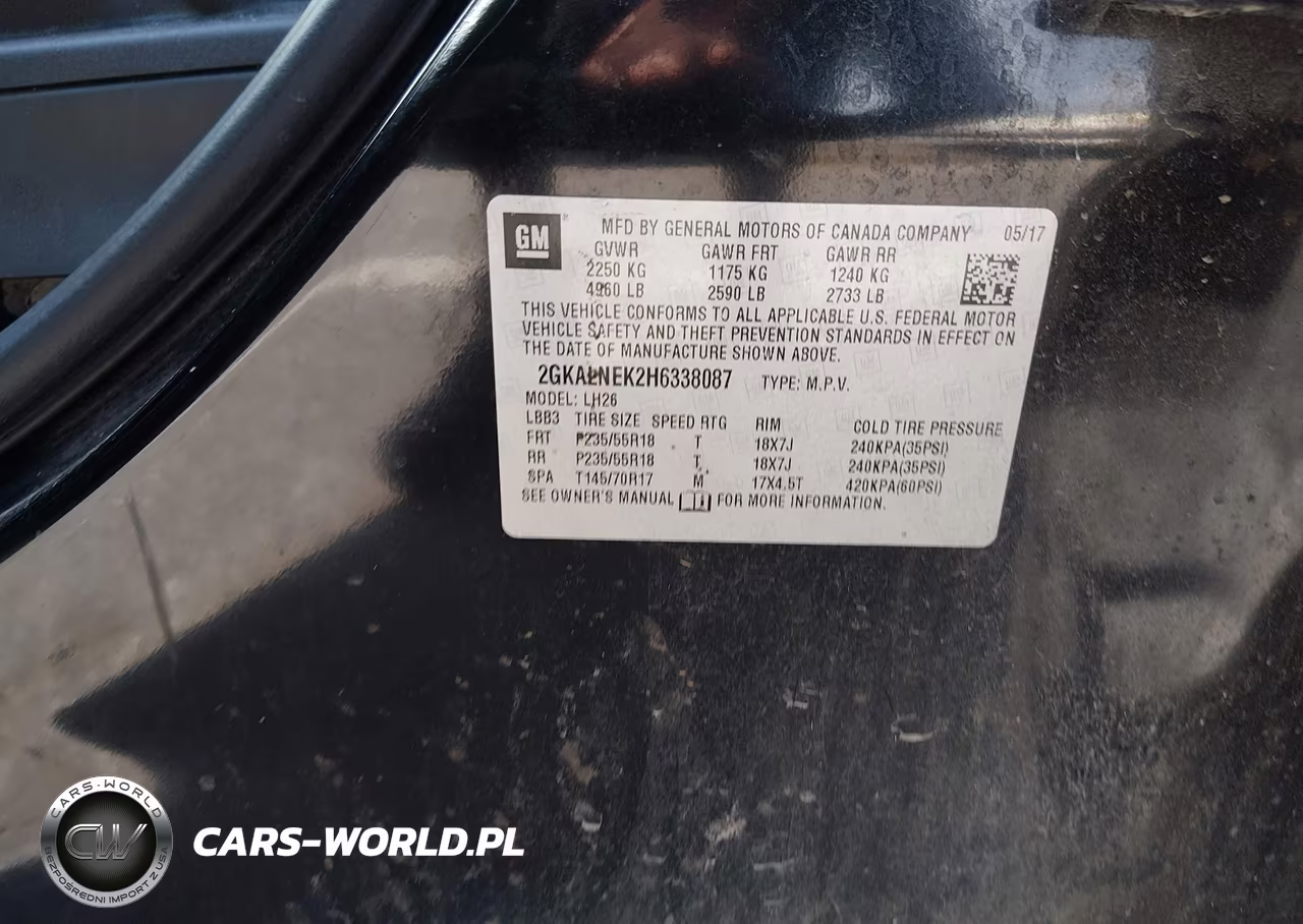 2017 GMC Terrain Sle-2 VIN:2GKALNEK2H6338087 - 9