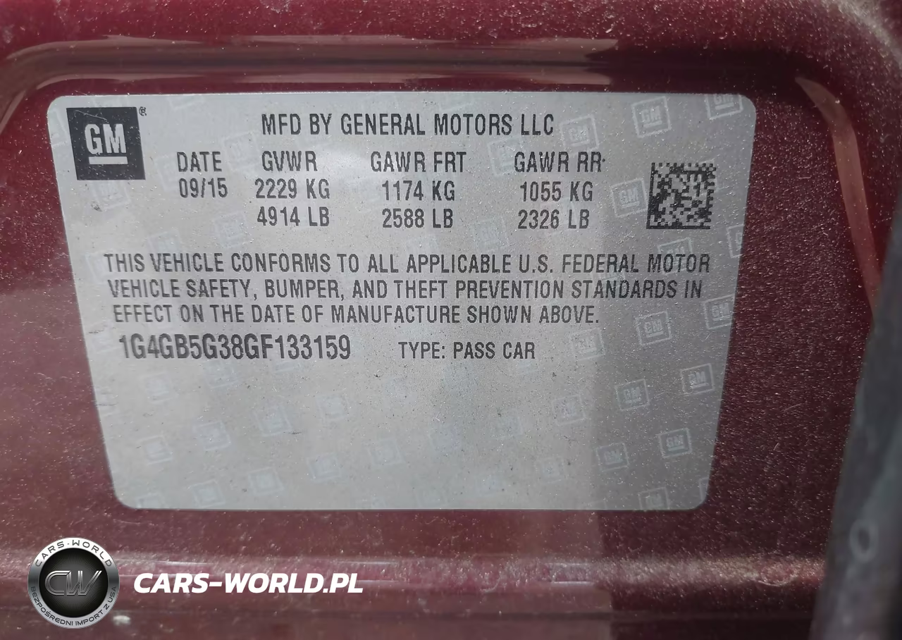 2016 Buick Lacrosse Leather VIN:1G4GB5G38GF133159 - 9