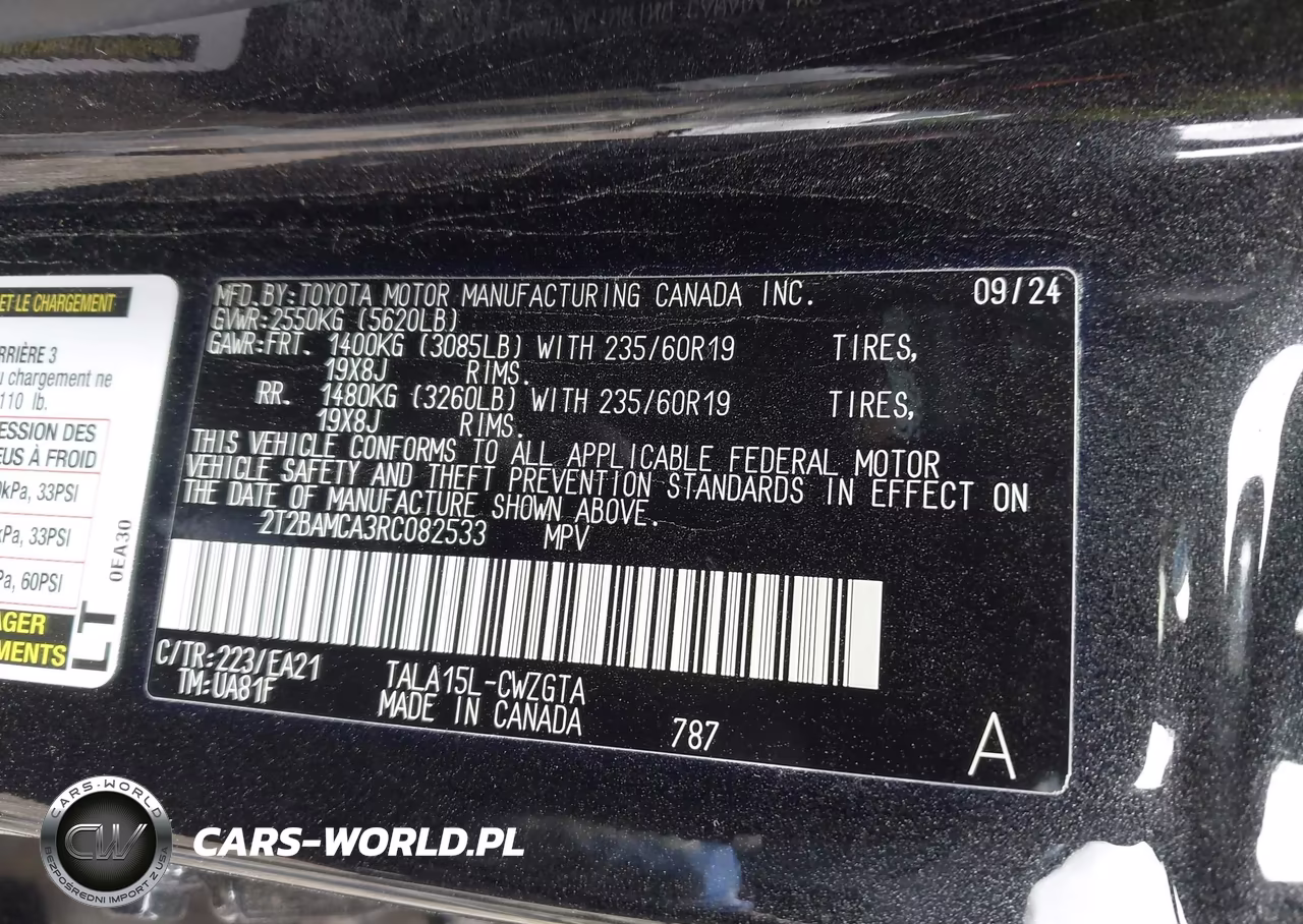 2024 Lexus Rx 350 Premium VIN:2T2BAMCA3RC082533 - 9