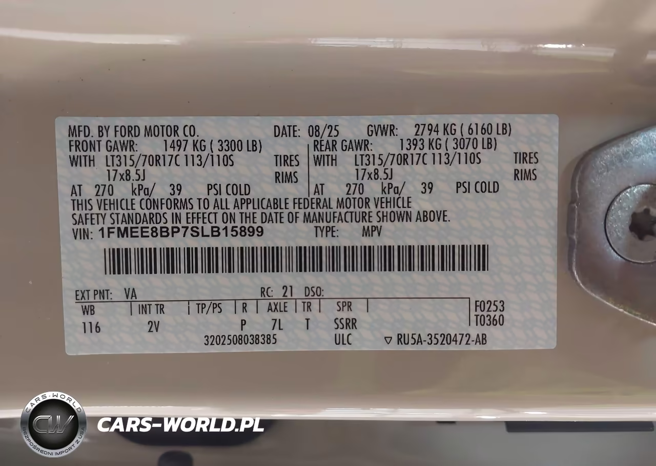 2025 Ford Bronco Outer Banks VIN:1FMEE8BP7SLB15899 - 9