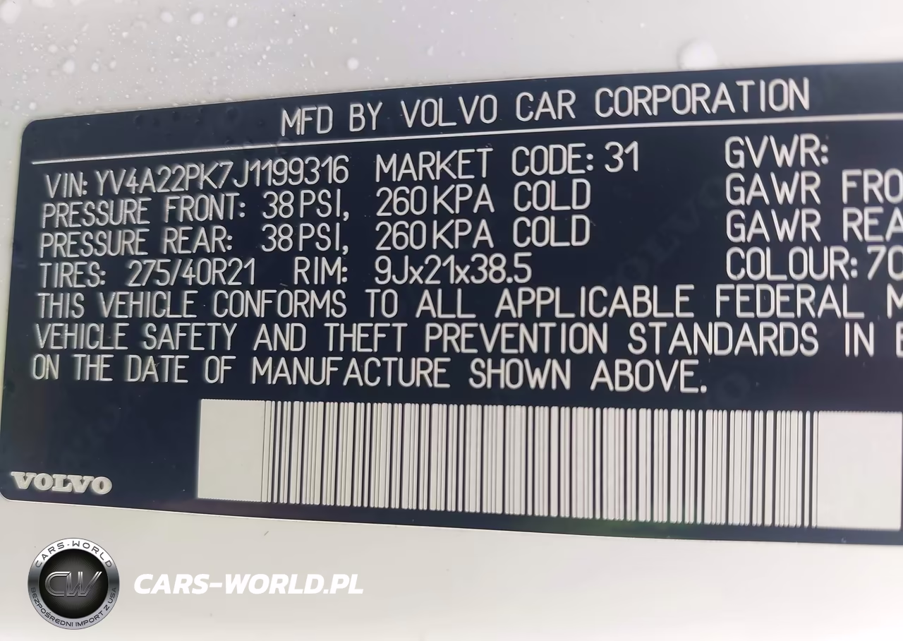 2018 Volvo Xc90 T6 Momentum VIN:YV4A22PK7J1199316 - 9