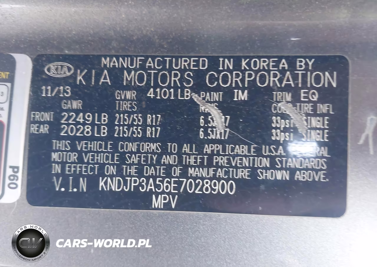 2014 Kia Soul + VIN:KNDJP3A56E7028900 - 9