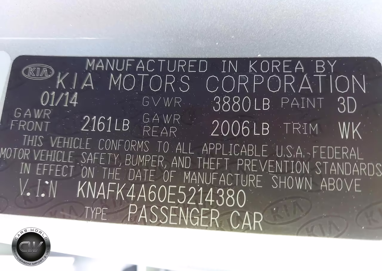 2014 Kia Forte Lx VIN:KNAFK4A60E5214380 - 9