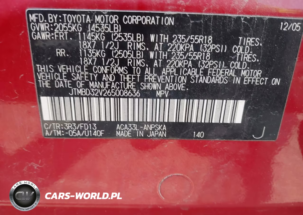 2006 Toyota Rav4 Sport VIN:JTMBD32V265008636 - 9