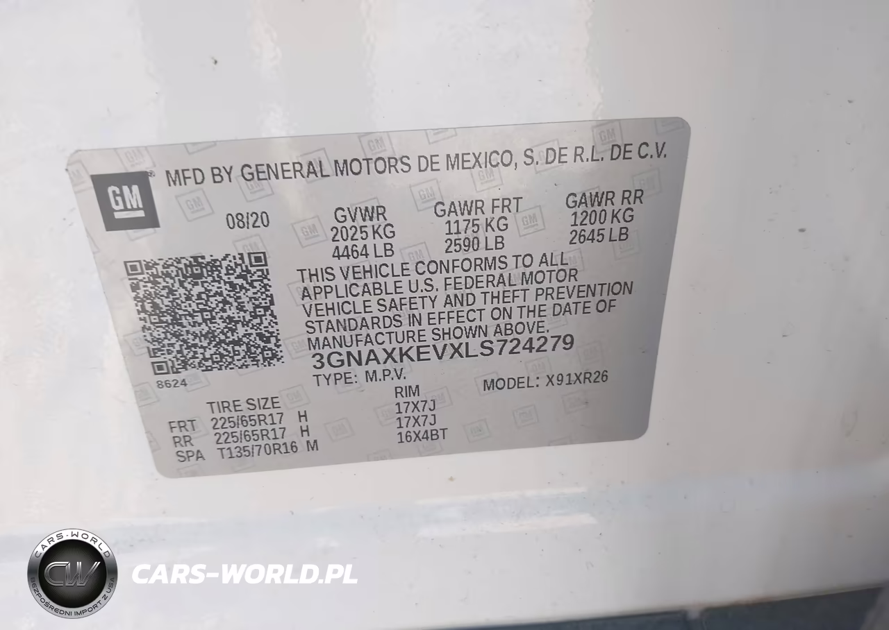 2020 Chevrolet Equinox Fwd Lt 1.5L Turbo VIN:3GNAXKEVXLS724279 - 9