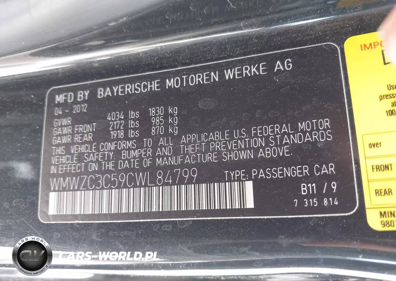 2012 Mini Cooper S Countryman VIN:WMWZC3C59CWL84799 - 9
