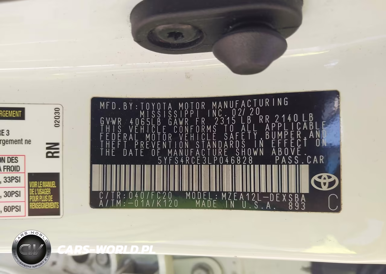 2020 Toyota Corolla Se VIN:5YFS4RCE3LP046828 - 9
