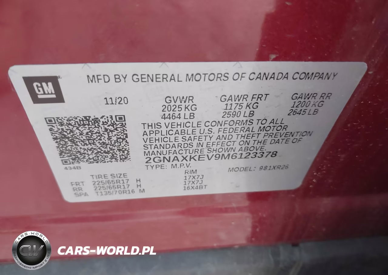 2021 Chevrolet Equinox Fwd Lt VIN:2GNAXKEV9M6123378 - 9
