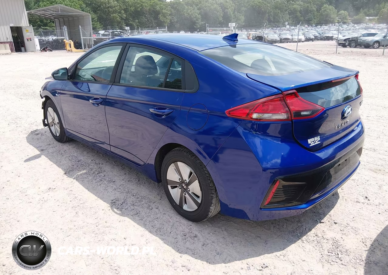 2019 Hyundai Ioniq Hybrid Blue VIN:KMHC65LC9KU173523 - 3