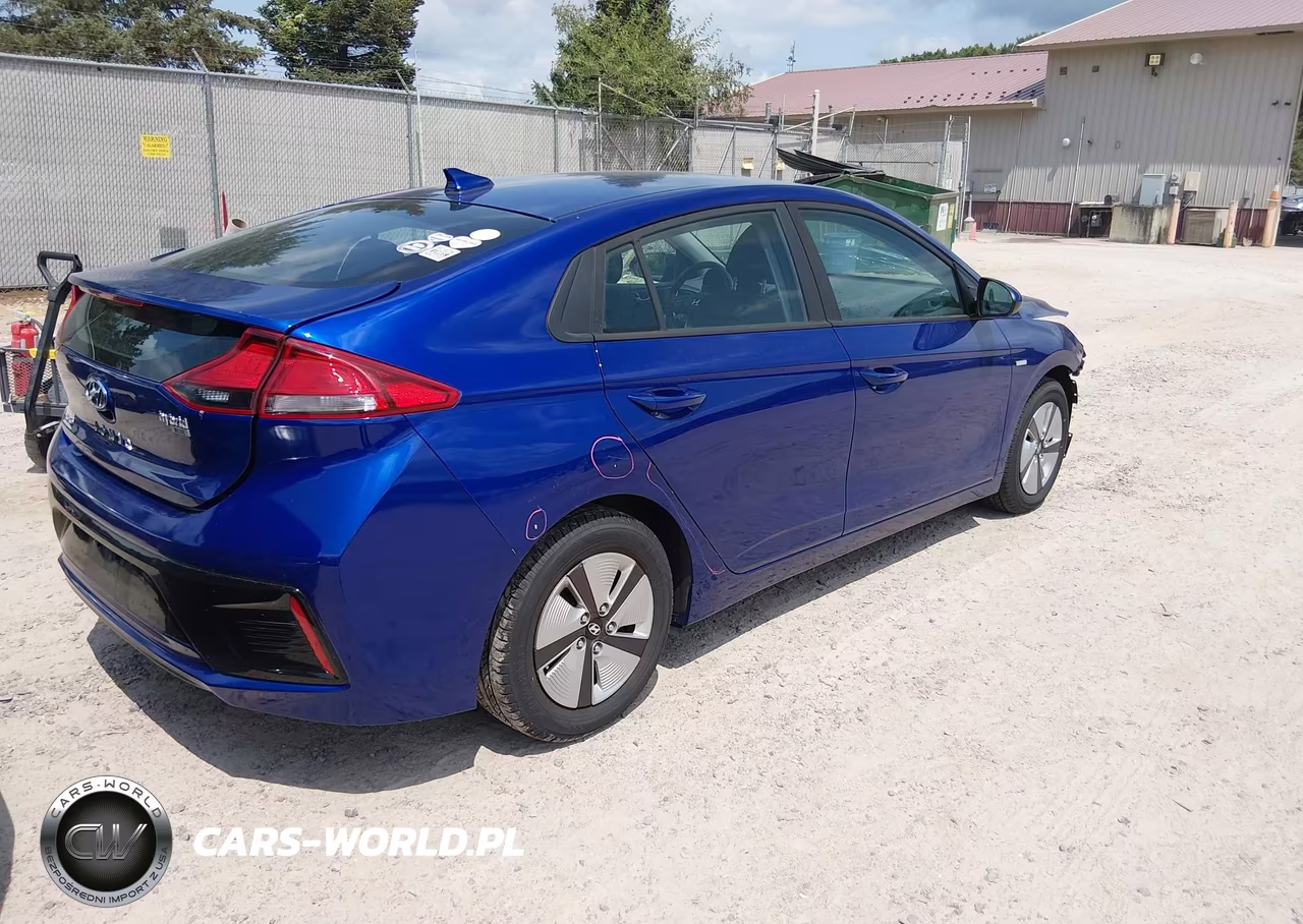 2019 Hyundai Ioniq Hybrid Blue VIN:KMHC65LC9KU173523 - 4