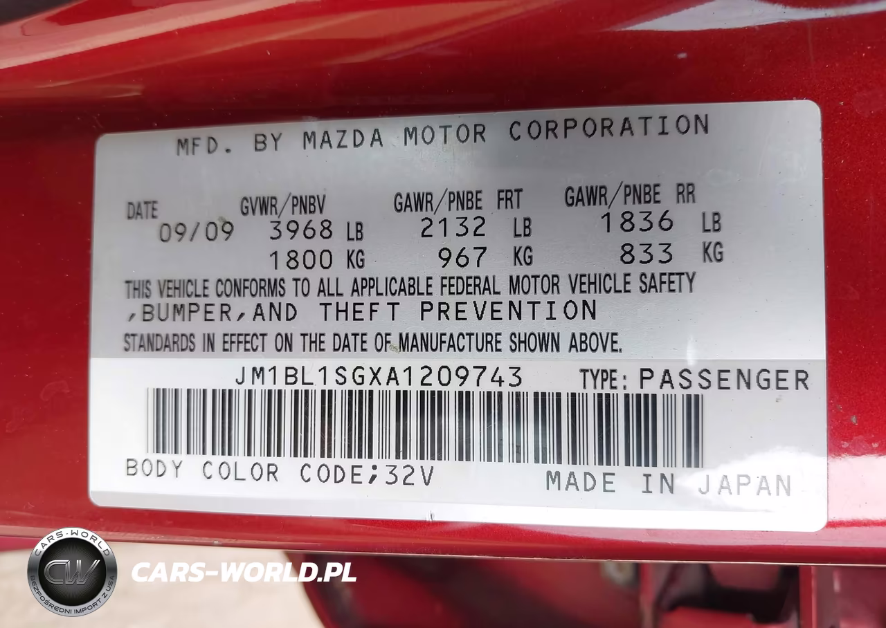 2010 Mazda Mazda3 I Touring VIN:JM1BL1SGXA1209743 - 9
