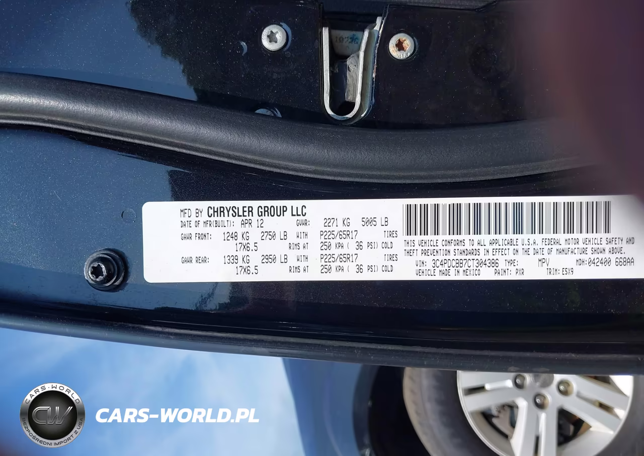 2012 Dodge Journey Sxt VIN:3C4PDCBB7CT304386 - 9