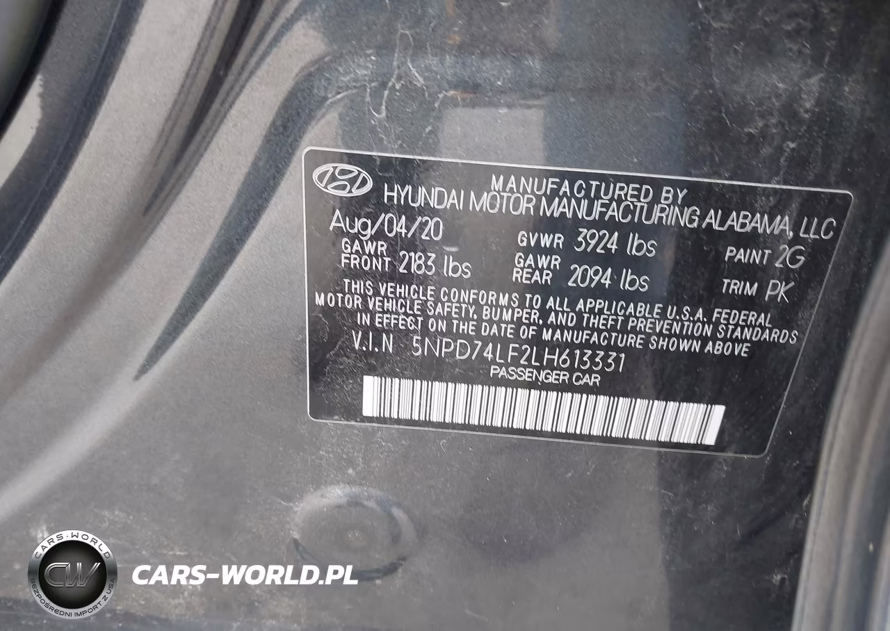 2020 Hyundai Elantra Se VIN:5NPD74LF2LH613331 - 9