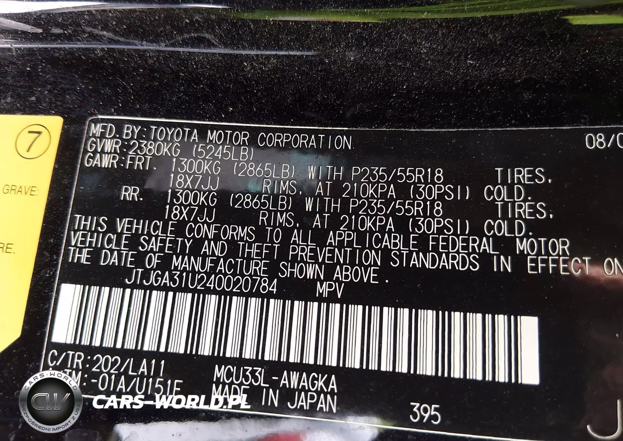 2004 Lexus Rx 330 VIN:JTJGA31U240020784 - 9