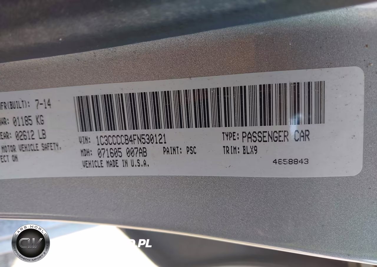 2015 Chrysler 200 C VIN:1C3CCCCB4FN530121 - 9