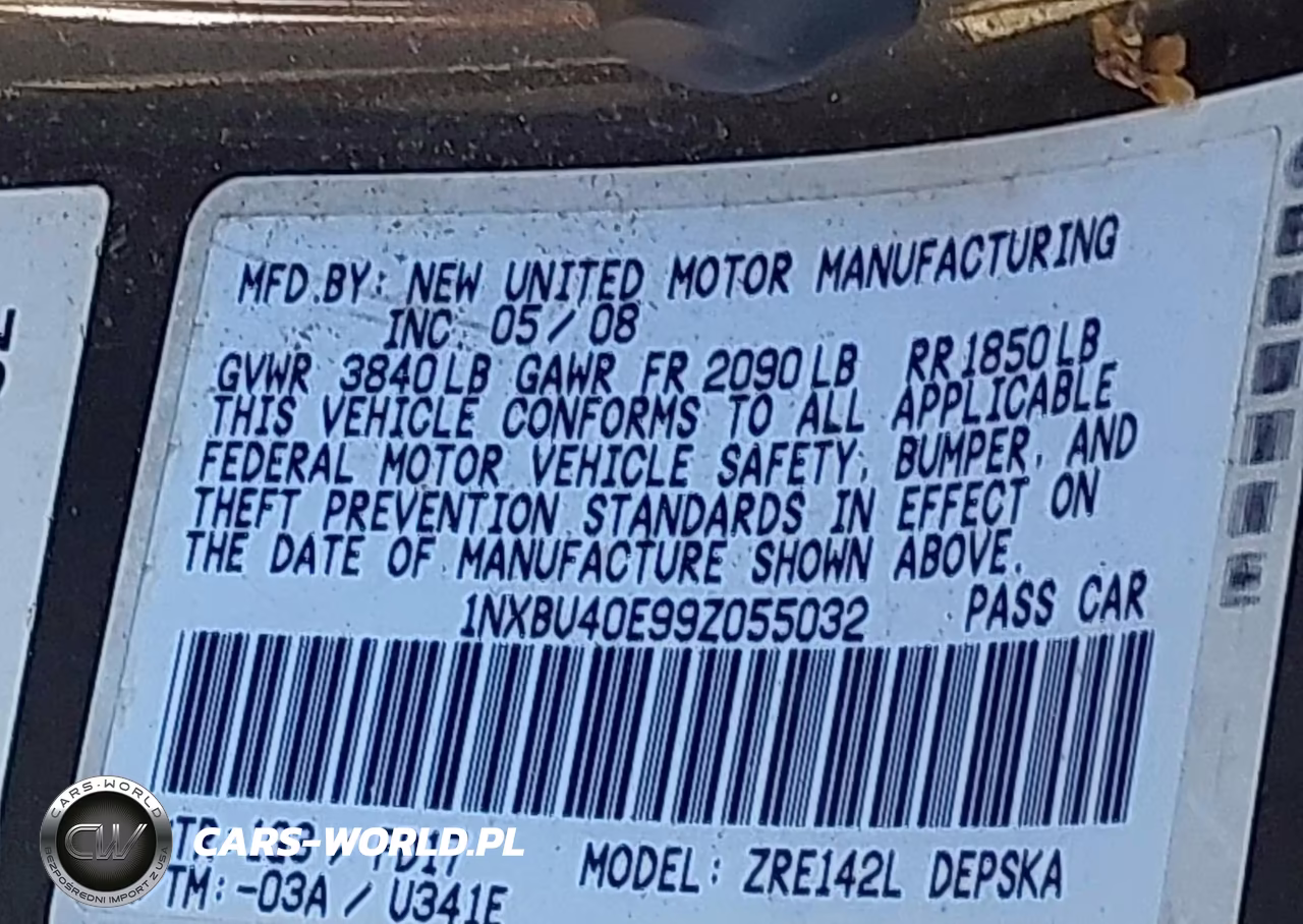 2009 Toyota Corolla S VIN:1NXBU40E99Z055032 - 9