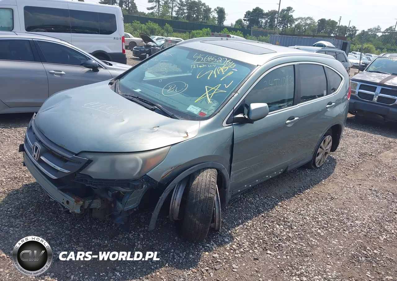 2012 Honda Cr-V Ex-L VIN:2HKRM4H75CH617177 - 2