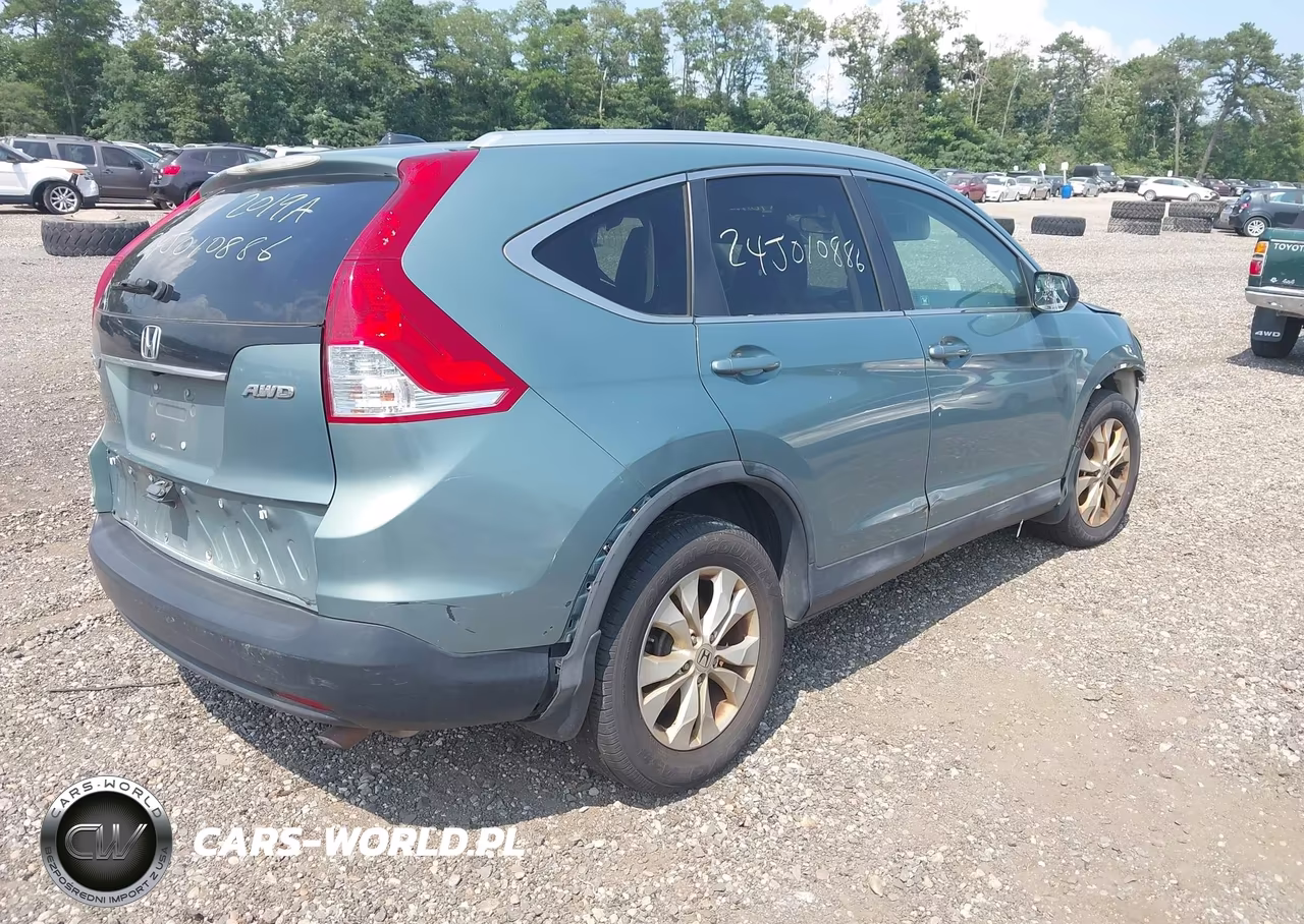 2012 Honda Cr-V Ex-L VIN:2HKRM4H75CH617177 - 4