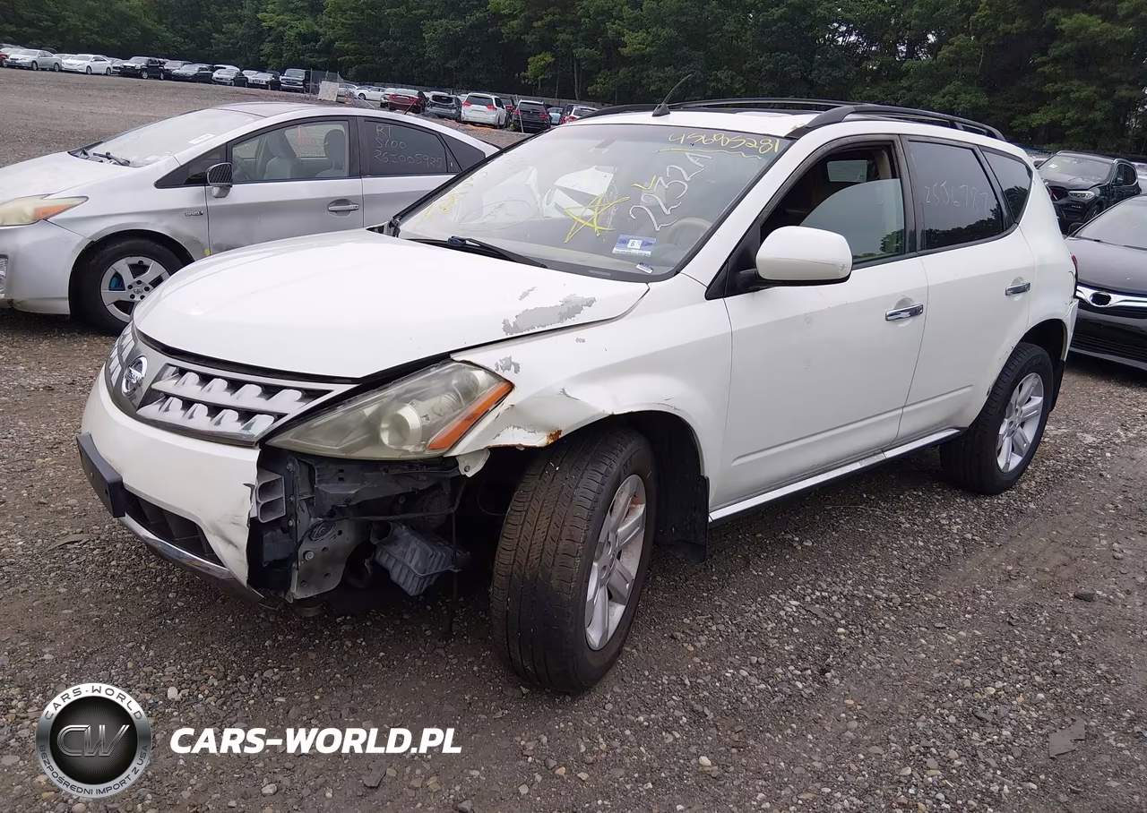 2007 Nissan Murano Sl VIN:JN8AZ08W47W605315 - 2