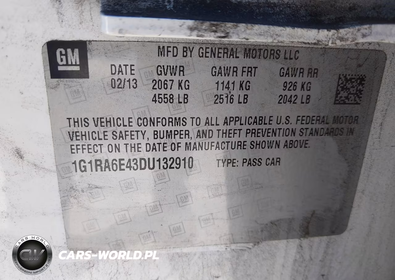 2013 Chevrolet Volt VIN:1G1RA6E43DU132910 - 9