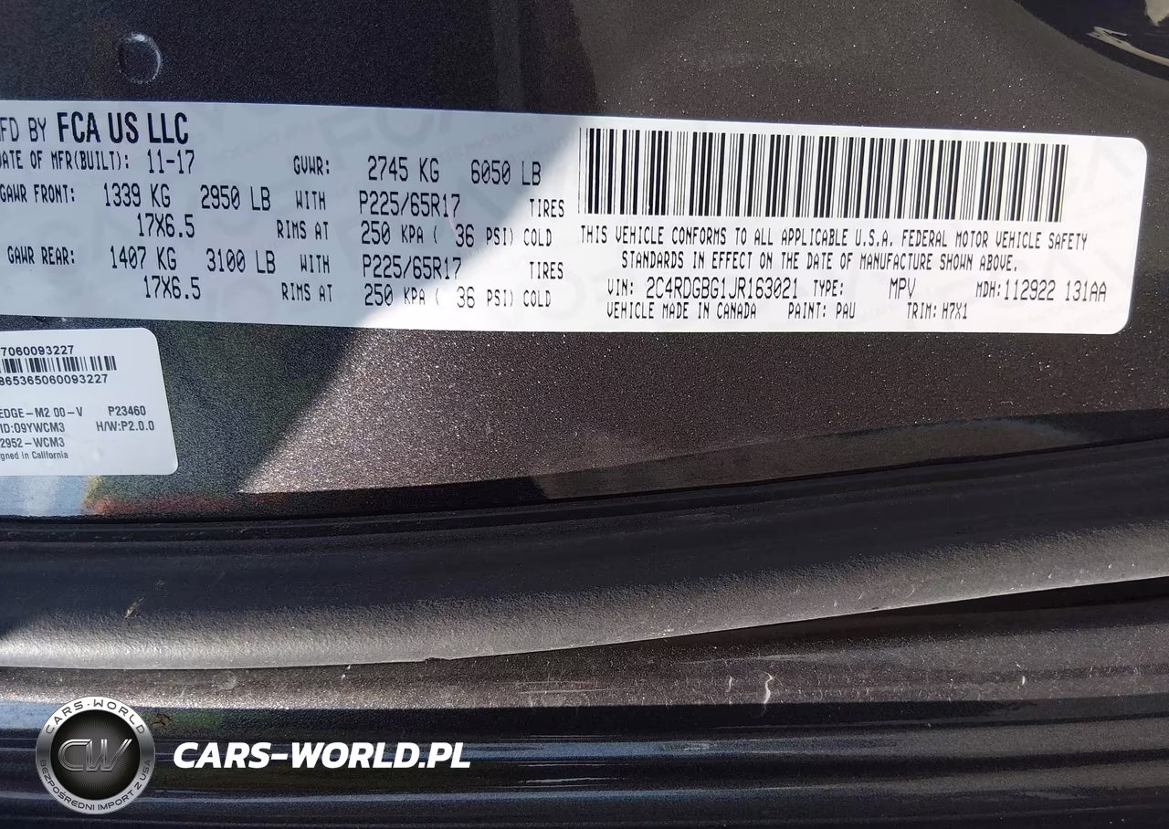2018 Dodge Grand Caravan Se VIN:2C4RDGBG1JR163021 - 9