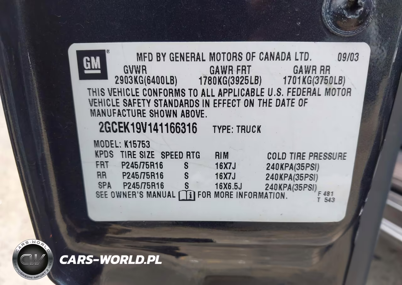 2004 Chevrolet Silverado 1500 Ls VIN:2GCEK19V141166316 - 9
