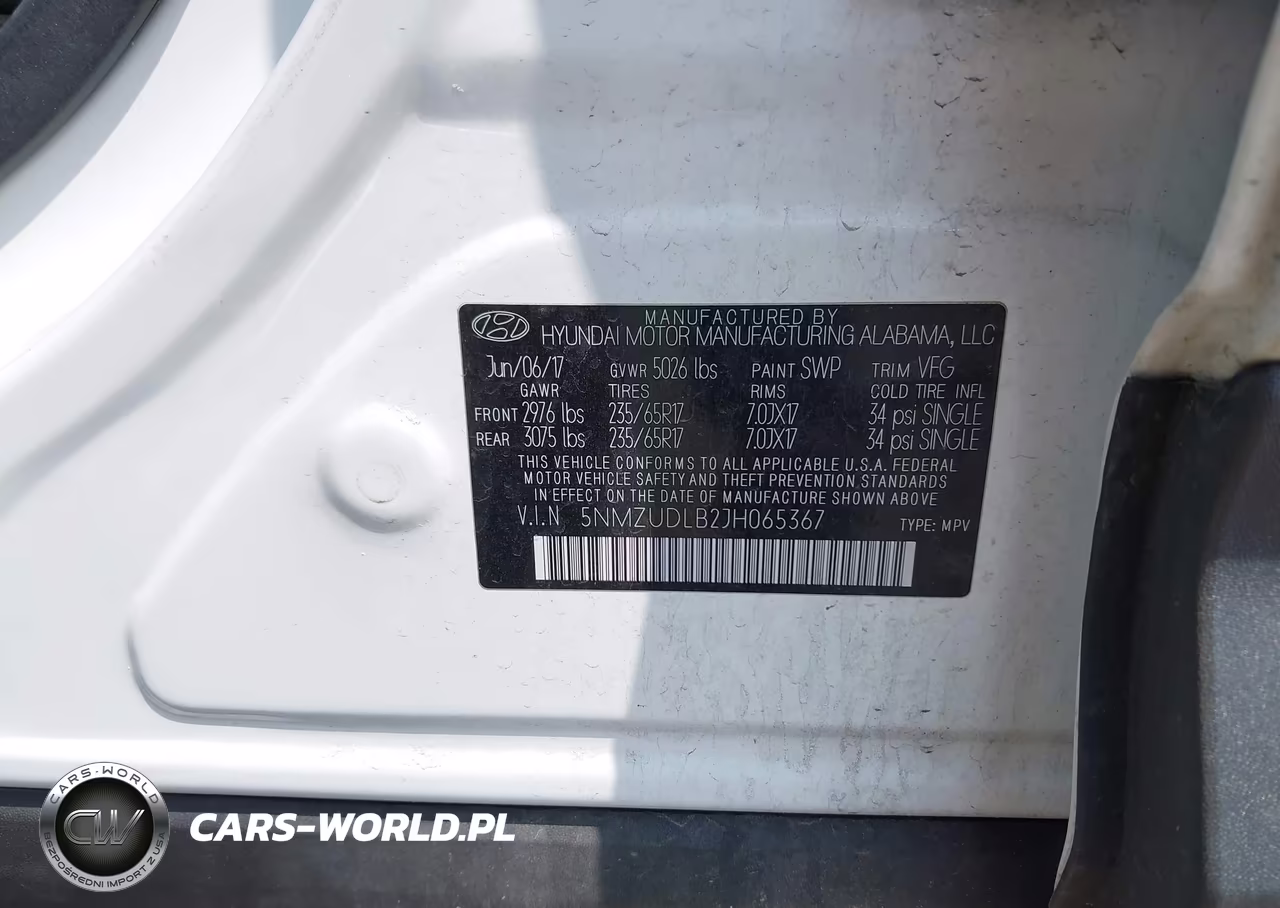 2018 Hyundai Santa Fe Sport 2.4L VIN:5NMZUDLB2JH065367 - 9