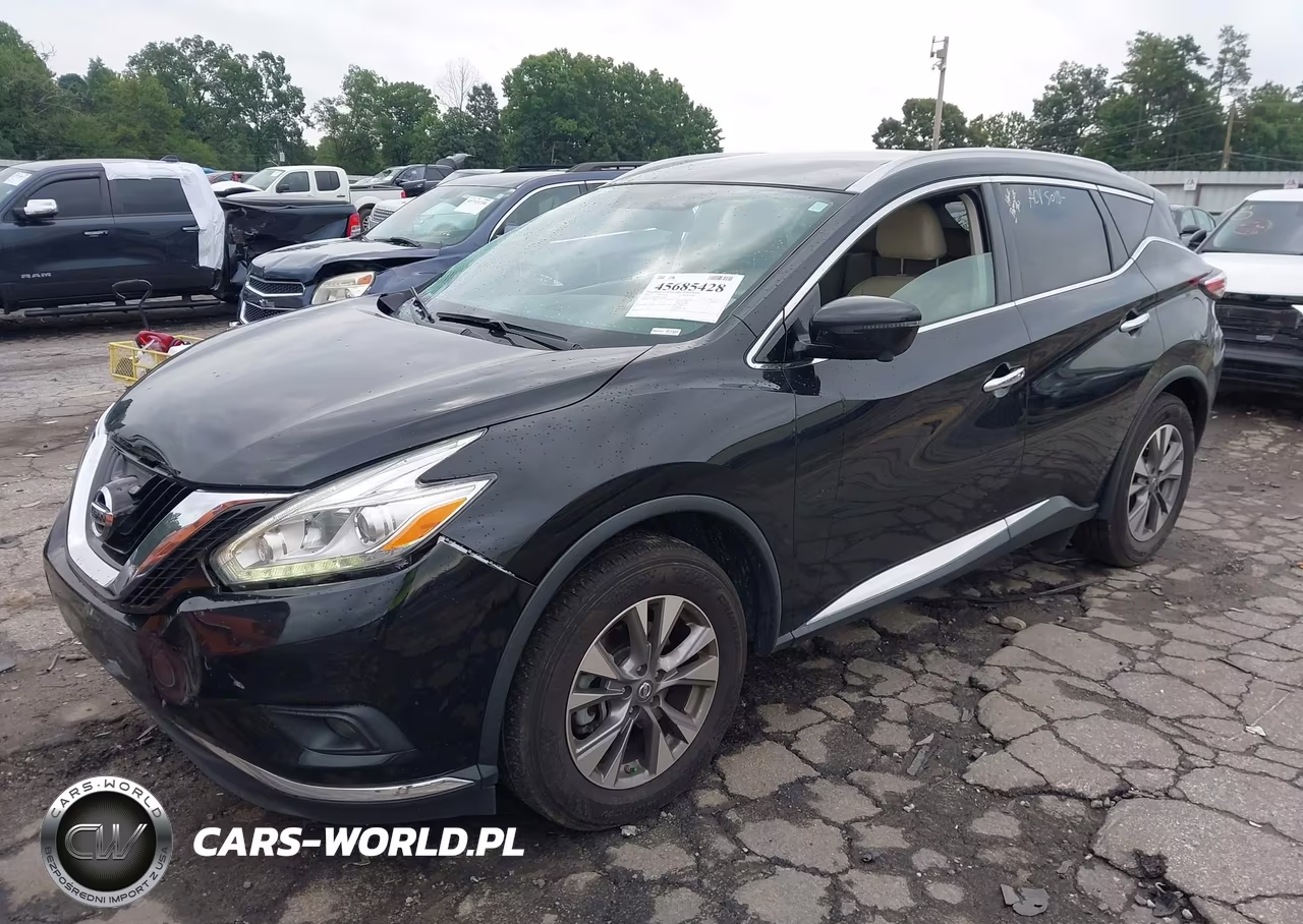 2017 Nissan Murano Sl VIN:5N1AZ2MG0HN188431 - 2