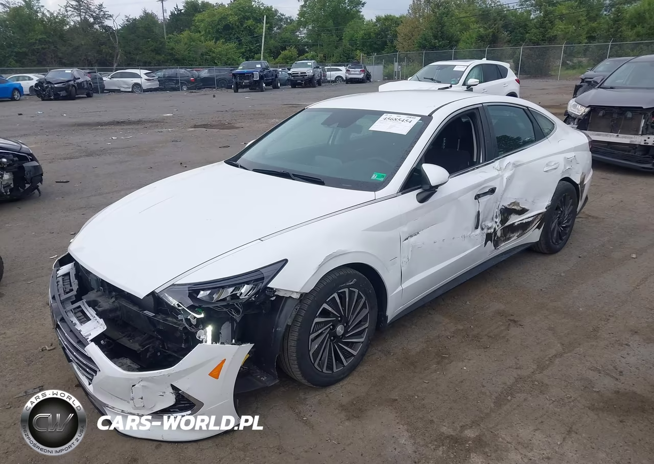 2022 Hyundai Sonata Hybrid Sel VIN:KMHL34JJ6NA047436 - 2
