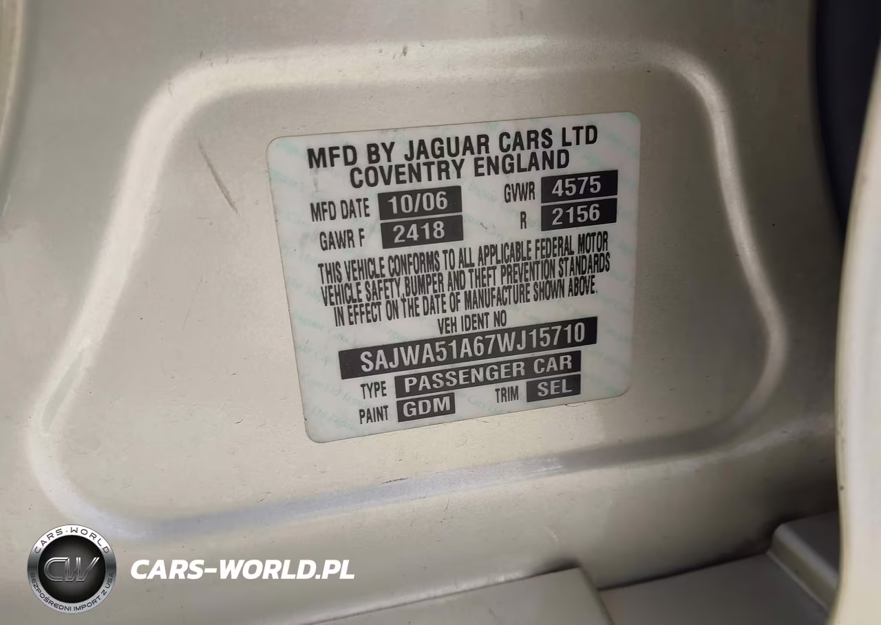 2007 Jaguar X-Type 3.0 VIN:SAJWA51A67WJ15710 - 9