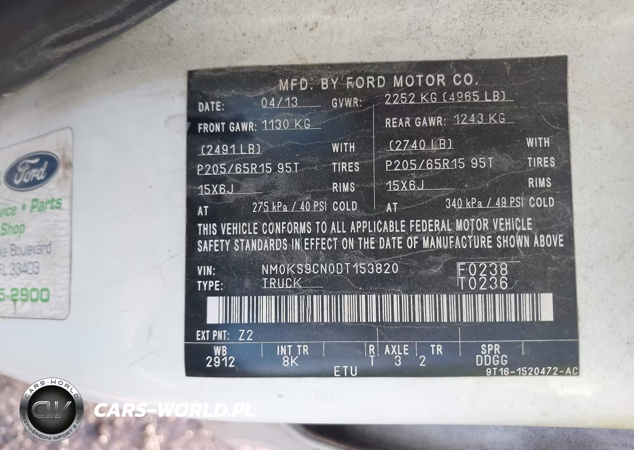 2013 Ford Transit Connect Xlt Premium VIN:NM0KS9CN0DT153820 - 9