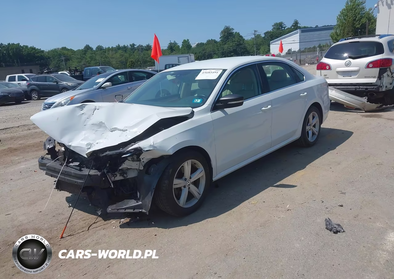 2013 Volkswagen Passat 2.5L Se VIN:1VWBP7A35DC013821 - 2