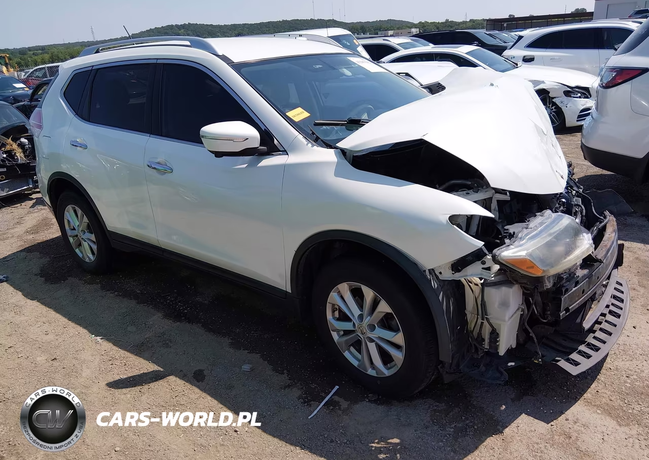 2015 Nissan Rogue Sv VIN:KNMAT2MT6FP546233 - 1