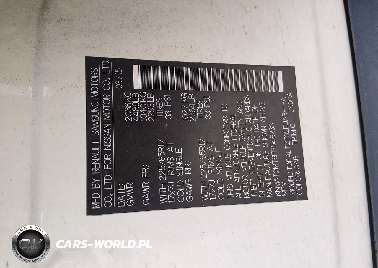 2015 Nissan Rogue Sv VIN:KNMAT2MT6FP546233 - 9