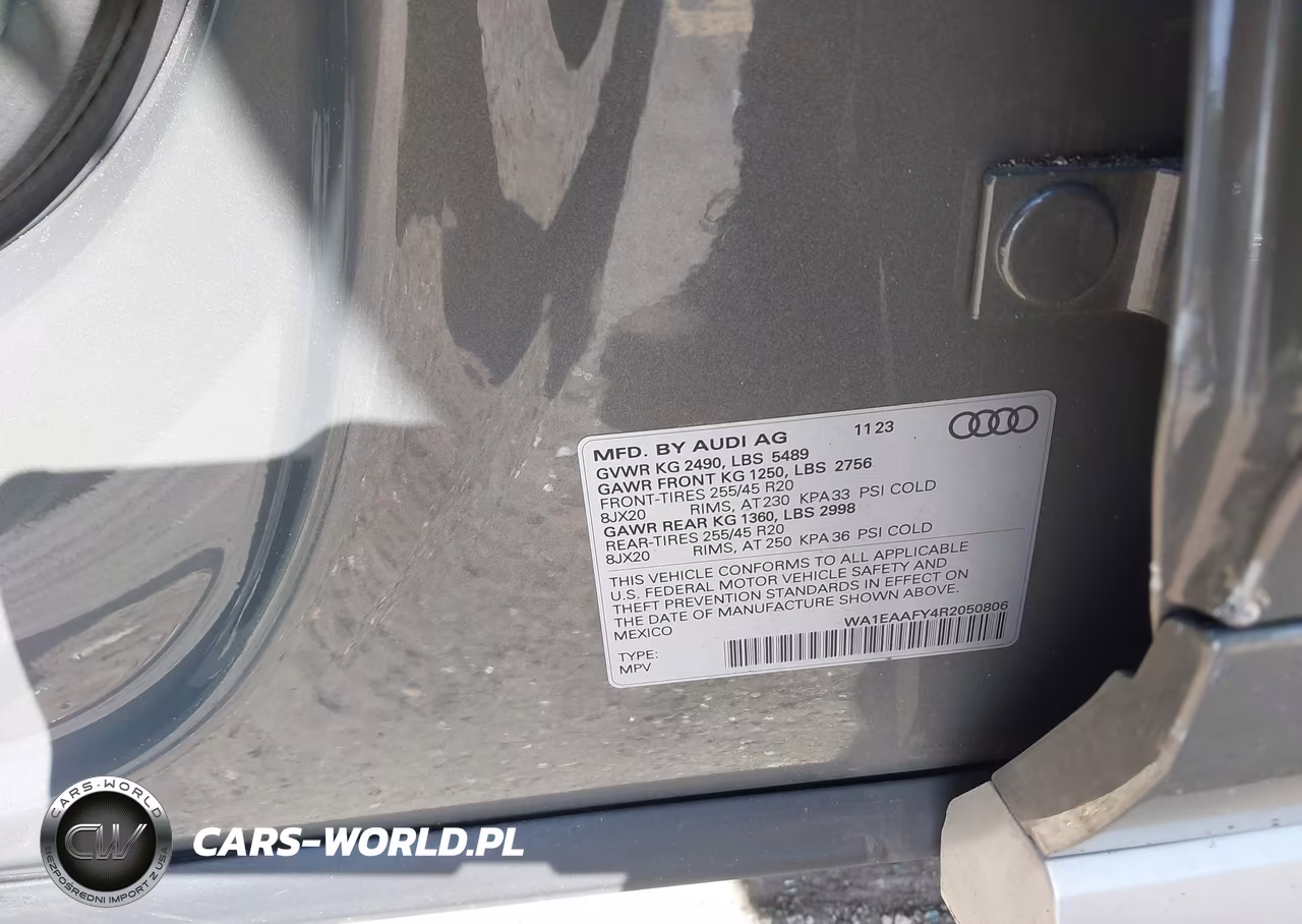 2024 Audi Q5 Premium Plus 45 Tfsi S Line Quattro VIN:WA1EAAFY4R2050806 - 9