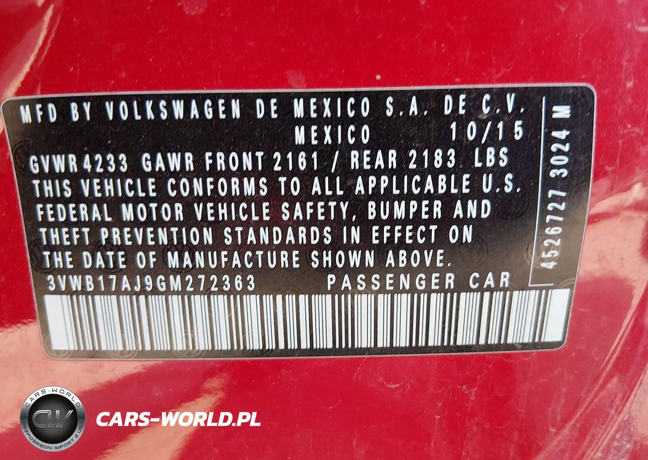 2016 Volkswagen Jetta 1.8T Sport VIN:3VWB17AJ9GM272363 - 9