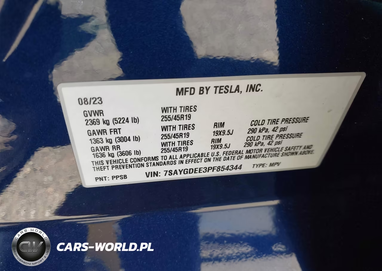 2023 Tesla Model Y Awd-Long Range Dual Motor All-Wheel Drive VIN:7SAYGDEE3PF854344 - 9