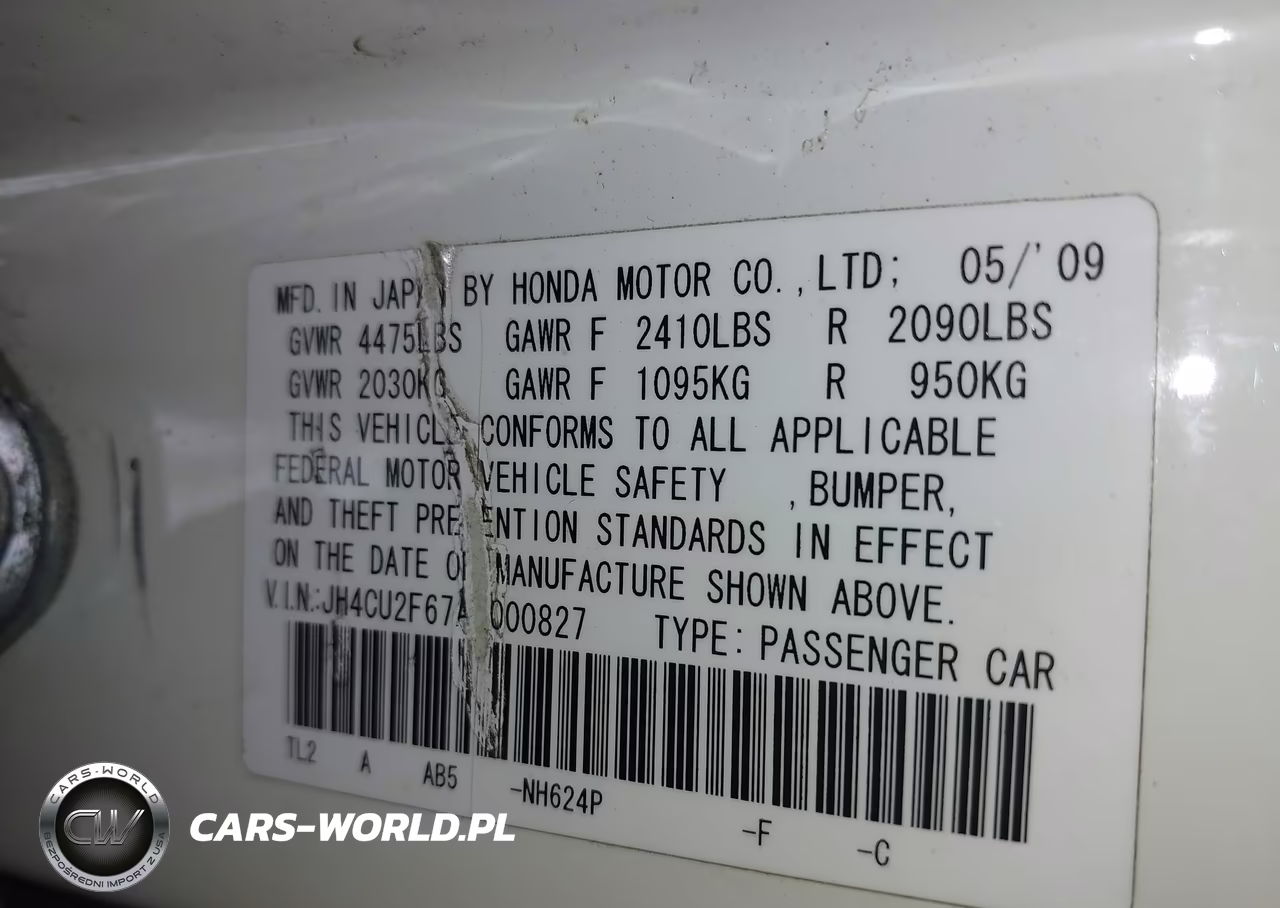 2010 Acura Tsx 2.4 VIN:JH4CU2F67AC000827 - 9