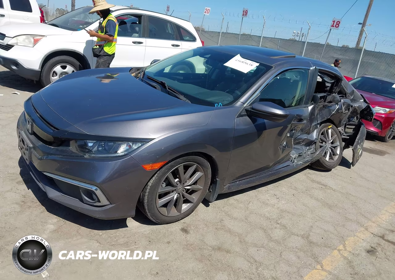 2019 Honda Civic Ex VIN:JHMFC1F38KX001351 - 2