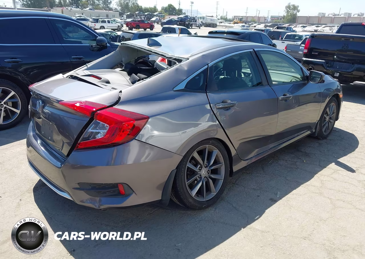 2019 Honda Civic Ex VIN:JHMFC1F38KX001351 - 4