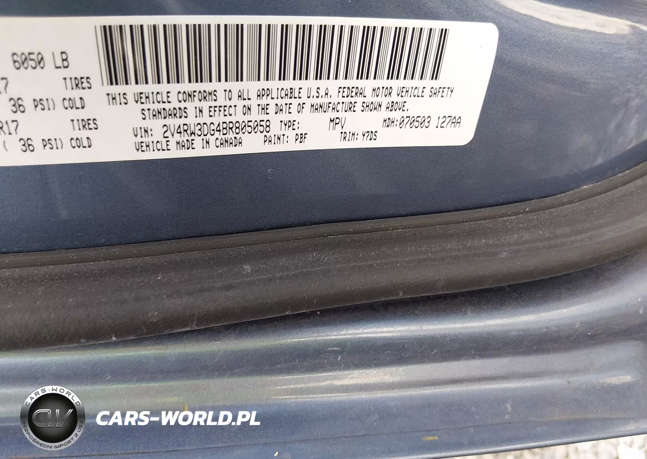 2011 Volkswagen Routan Se VIN:2V4RW3DG4BR805058 - 9