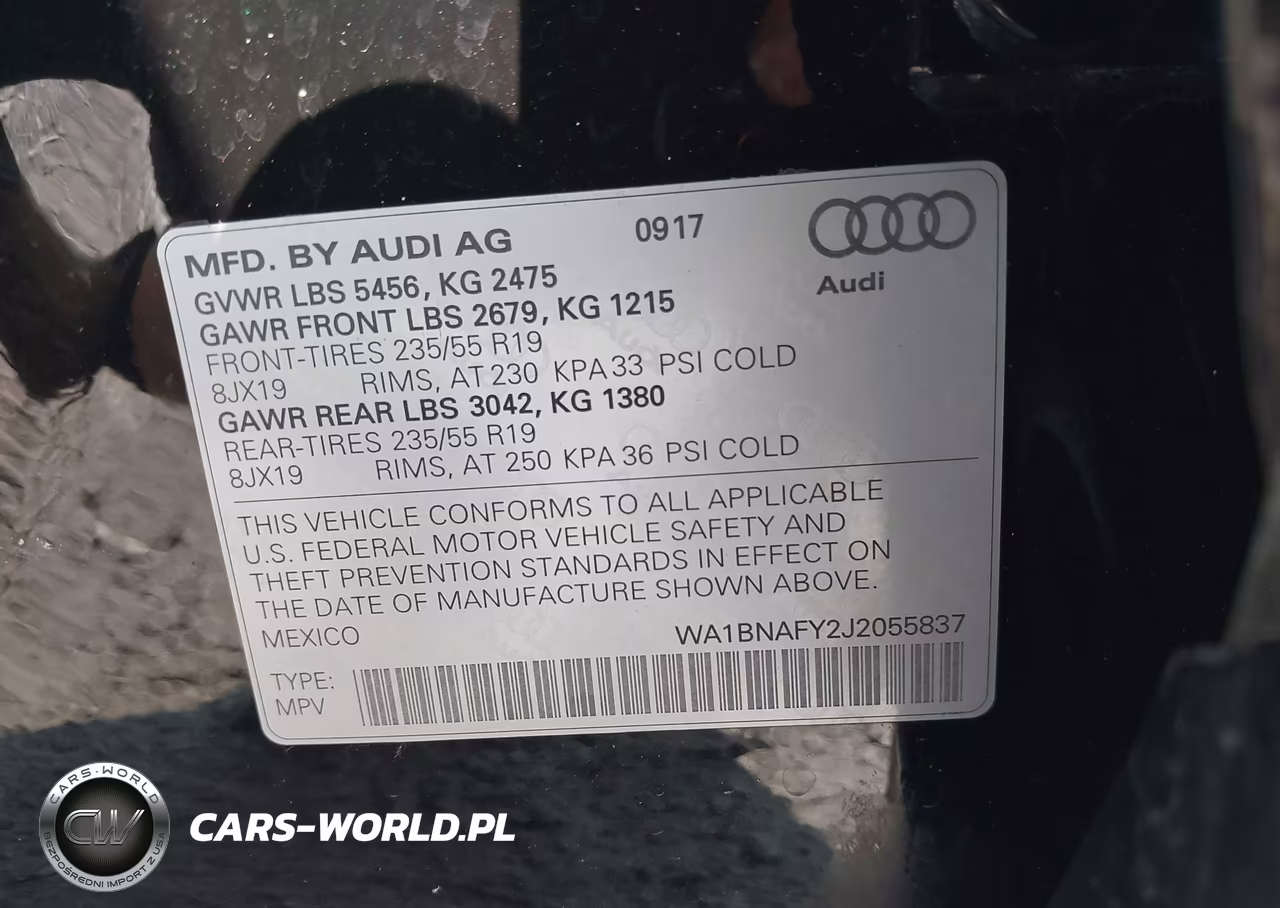 2018 Audi Q5 2.0T Premium-2.0T Tech Premium VIN:WA1BNAFY2J2055837 - 9