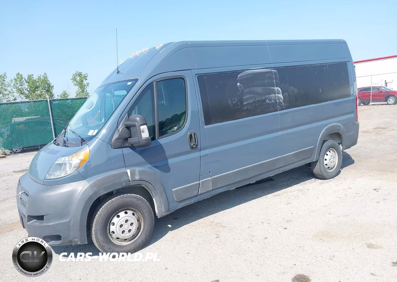 2018 Ram Promaster 2500 High Roof 159 Wb VIN:3C6TRVDG8JE159498 - 2