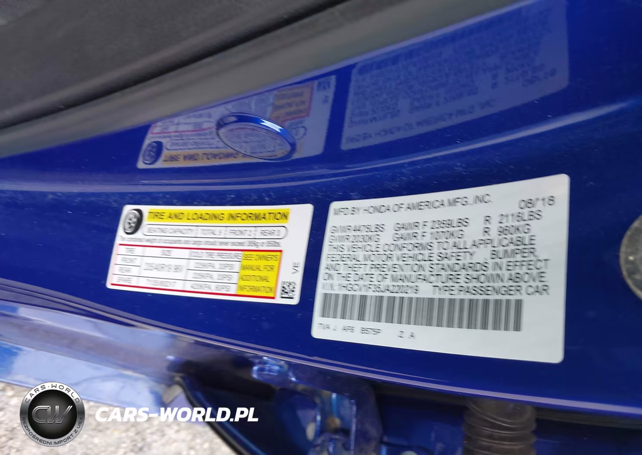 2018 Honda Accord Sport VIN:1HGCV1F35JA220219 - 9