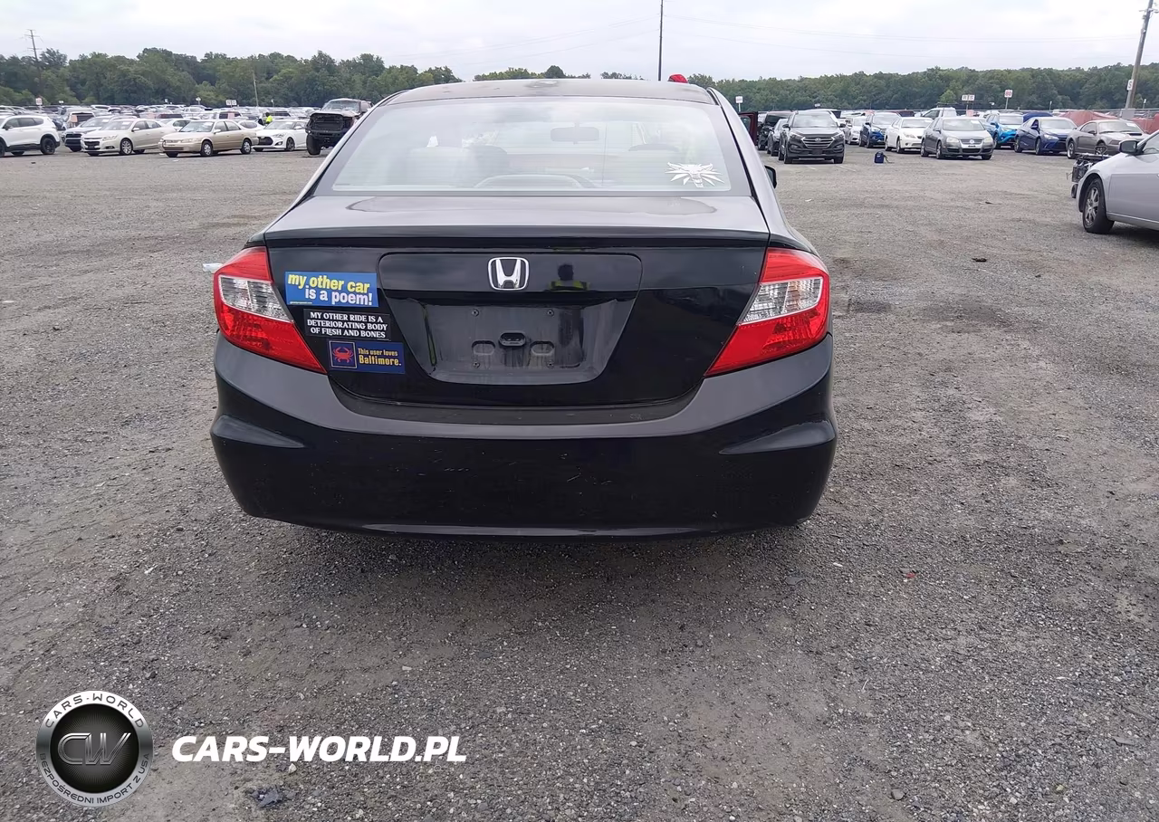 2012 Honda Civic Lx VIN:2HGFB2F59CH583317 - 16